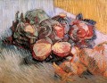 Nature morte aux choux rouges et aux oignons Vincent van Gogh